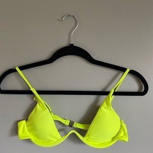 Shein Neon Yellow Bikini Set.